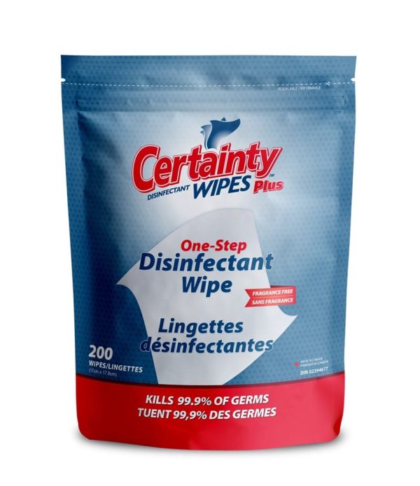 Certainty Plus 96200R Disinfectant Wipes | Denson CFE Cheap