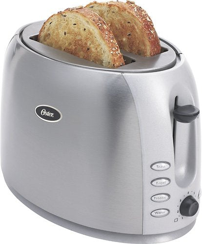 Oster - 2-Slice Wide-Slot Toaster - Black Cheap