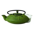 Primula - 28-oz. Dragonfly Cast Teapot - Green For Sale