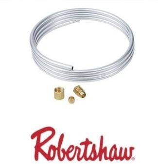 Robertshaw 11-293 1 4  Tubing with Fittings, 5  Roll, Aluminum | Denson CFE For Sale