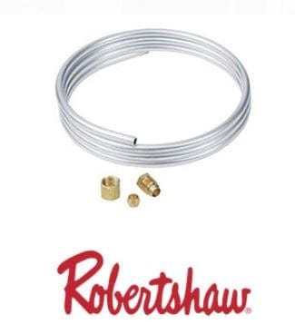 Robertshaw 11-293 1 4  Tubing with Fittings, 5  Roll, Aluminum | Denson CFE For Sale