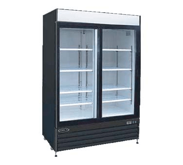 Kool-It Refrigerated Merchandiser, 40.8 cu. ft., 52-2 5 W x 31-1 2 D x 79-1 2 H, (2) sliding locking glass doors For Cheap