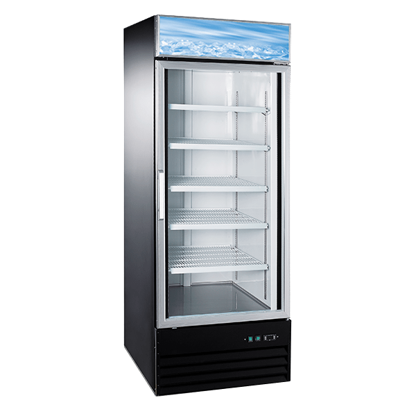 Kelvinator KCGM24FB - 31  Single Glass Door Display Freezer - 24 Cu. Ft. Online now