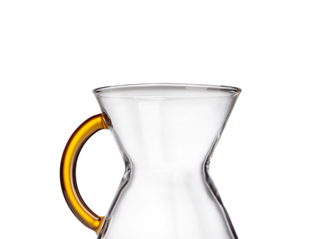 CHEMEX HANDBLOWN GLASS COFFEE MUG GOLD HANDLE Cheap