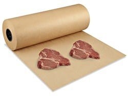 46830039 18  x 1050  Butcher Paper (Non-Waxed) - Red Poly Lined | Denson CFE For Cheap