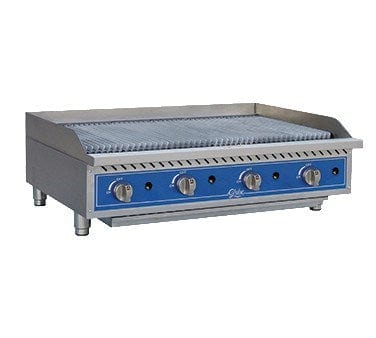 Globe GCB48G-CR 48? Wide Gas Charbroiler With Cast Iron Radiants And Adjustable Grates - 160,000 BTU Cheap